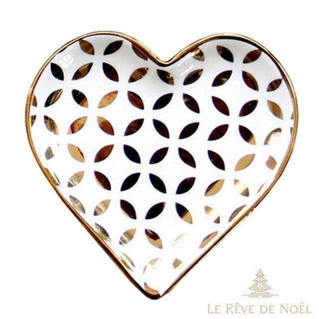 Assiette de Noël - Coeur - Le Rêve De Noël - Décorations de Noël